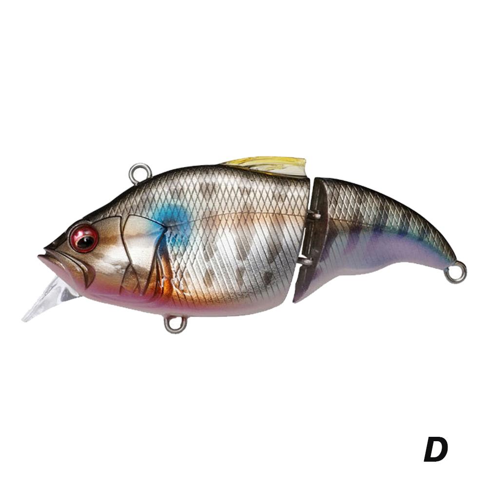 

1 шт 71 мм/9,7 г двухсекционная приманка плавающая гольян окунь и форель воблер рыболовные принадлежности D