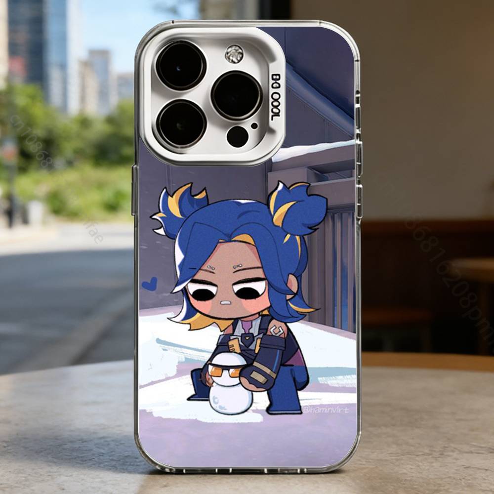 

cartoon valorant Hard Phone Case for IPhone 16 15 14 13 12 11 Pro Max Plus16E X XR XS Max shockproof Full Cover iPhone11PRO