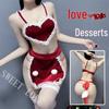 Velvet Heart Plush Lingerie Set: Autumn/Winter Christmas Valentine's Gift