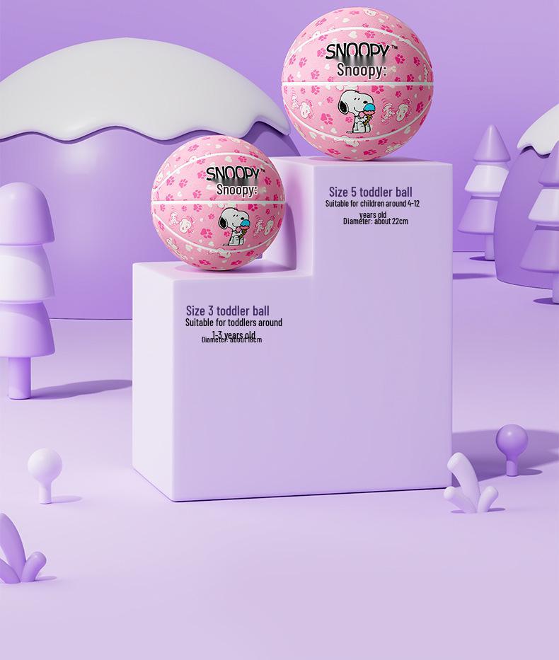 Children's Size 3 & 5 Durable Rubber Basketball for Kindergarten & Primary Students - Training & Fitness Equipment