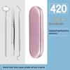 Dental Oral Care Tool Set: Stainless Steel Mouth Mirror, Probe, Tartar Remover, Toothpick
