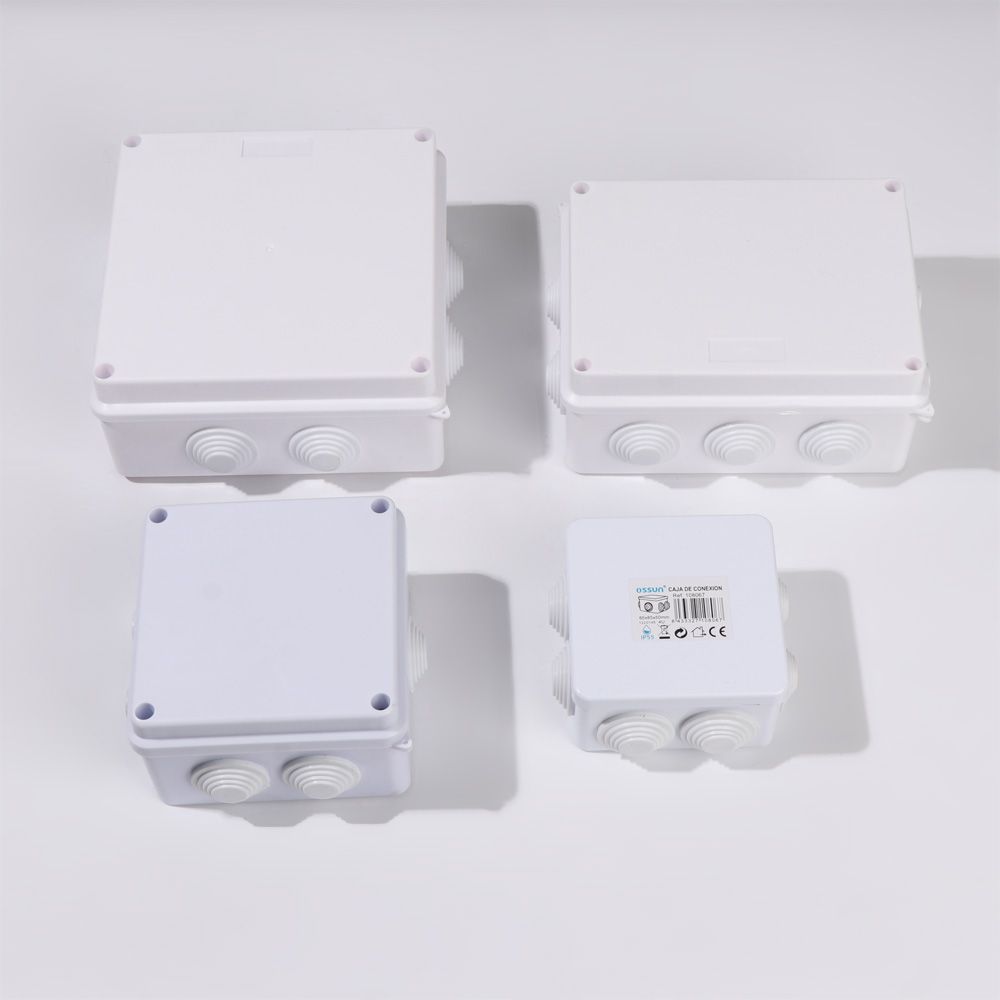 Outdoor ABS Plastic IP65 Junction Box Electric Control Boxes Power Case Indoor Wire Shell