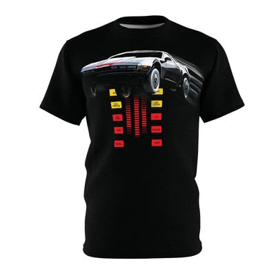 Knight Rider Kitt 2000 Trans Am tv Auto T-shirt Unisex Taglio a Cucitura,