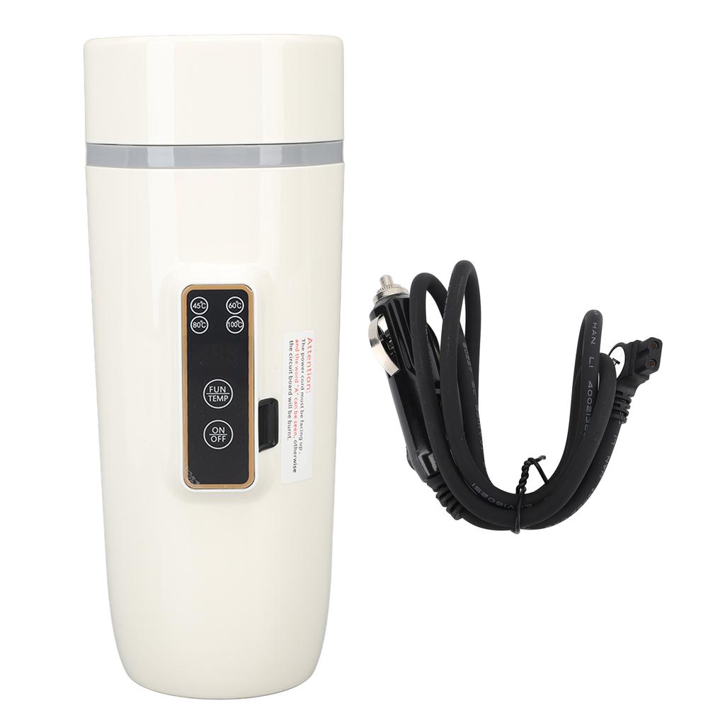 350ml Electric Travel Kettle with Digital Display Non Slip Waterproof Portable Travel Coffee Kettle