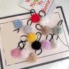 2 Pcs Girls Cute Hair Rope Non-Slip Pompoms Hair Tie Scrunchie Hair Accessories