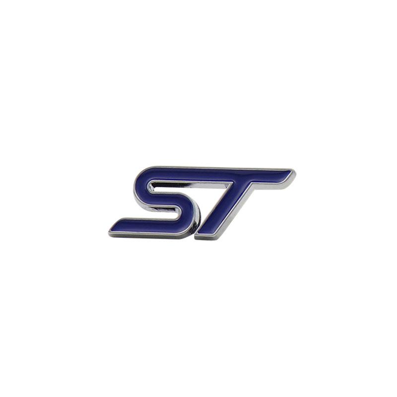 Car Styling ST for Steering Wheel  Car Fender Side trunk Nameplate Decal Emblem Badge Sticker