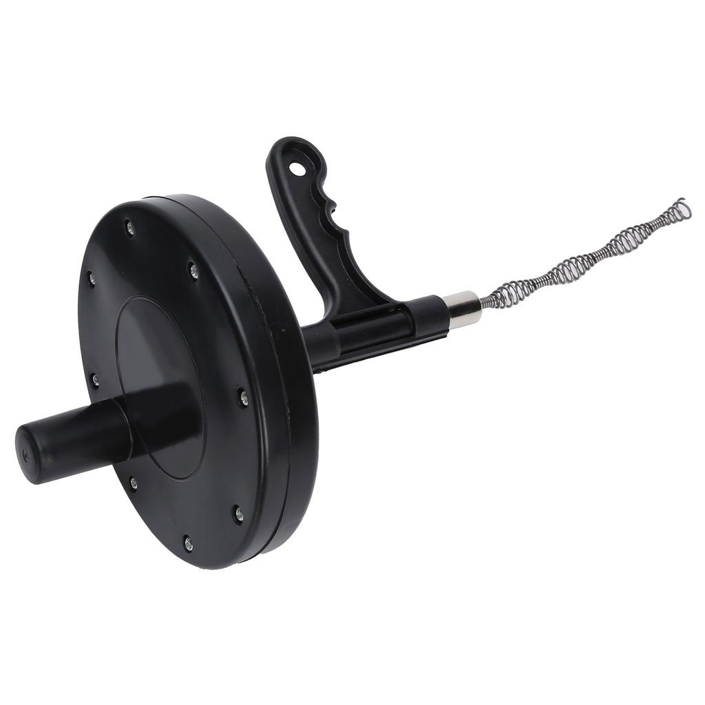 5m 16.4ft Hand Crank Pipeline Cleaner Sewer Cleaning Dredging Tool for Toilet Sink Use