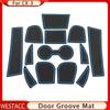 Silicon Car Door Groove Mat Anti-Slip Water Cup Pad Gate Slot Mats for Mazda CX-3 CX3 CX 3 2015 2016 2017 2018 