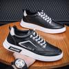 Shoes 22 Spring New Leather Surface Waterproof Youth Board Shoes Raw Leisure Sports Flat Bottom