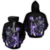Fashion Grim Reaper Graphic Bowling Hoodies For Men Custom Name Team Name 3D Printed Sweatshirt Casual Oversized Pullovers Tops