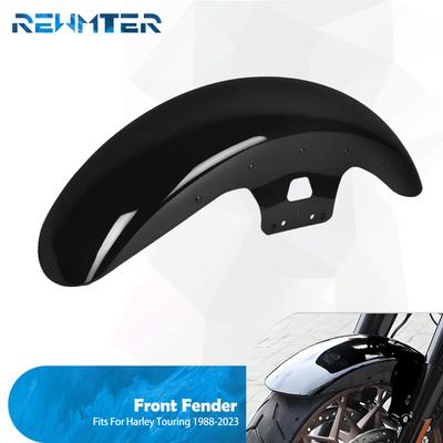 Motorrad 19'' Vorderradkotflügel Räder Wrap Eisen Kurzer Schmutzfänger Für Harley Touring Road King FLHR Street Electra Glide FLHTK 14-23