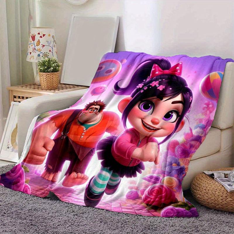 

1pc. Cute Cartoon Character Print Blanket - Perfect for Home, Office, Outdoor Use, Gift Idea, Suitable for All Seasonsz0417264 130cmx150cm