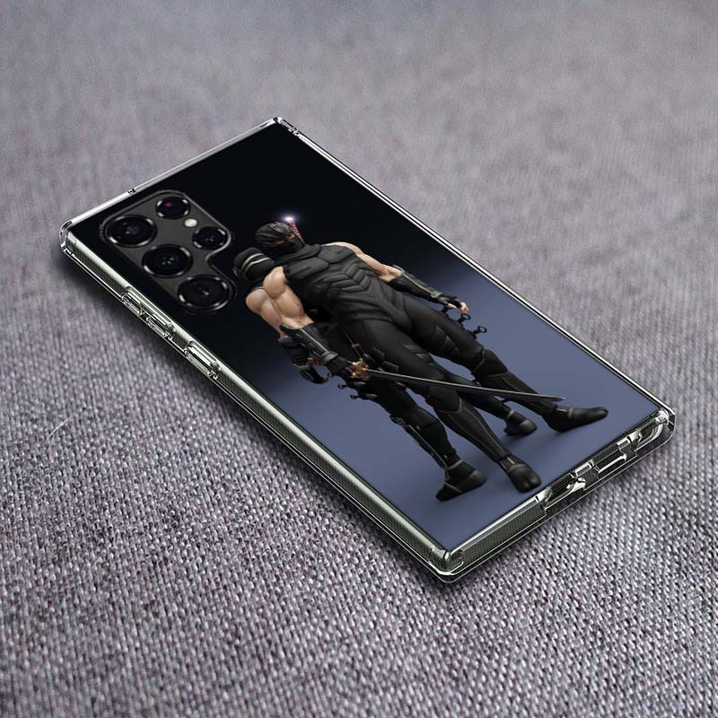 N-Ninja Gaiden NG4 Phone Case For Samsung Galaxy S24 S23 S21 S20 FE S22 S26 Ultra S25 Edge S10 Plus Cover Clear TPU Capa Shell C