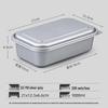 COFLYEE Disposable Rectangular Meal Prep Containers