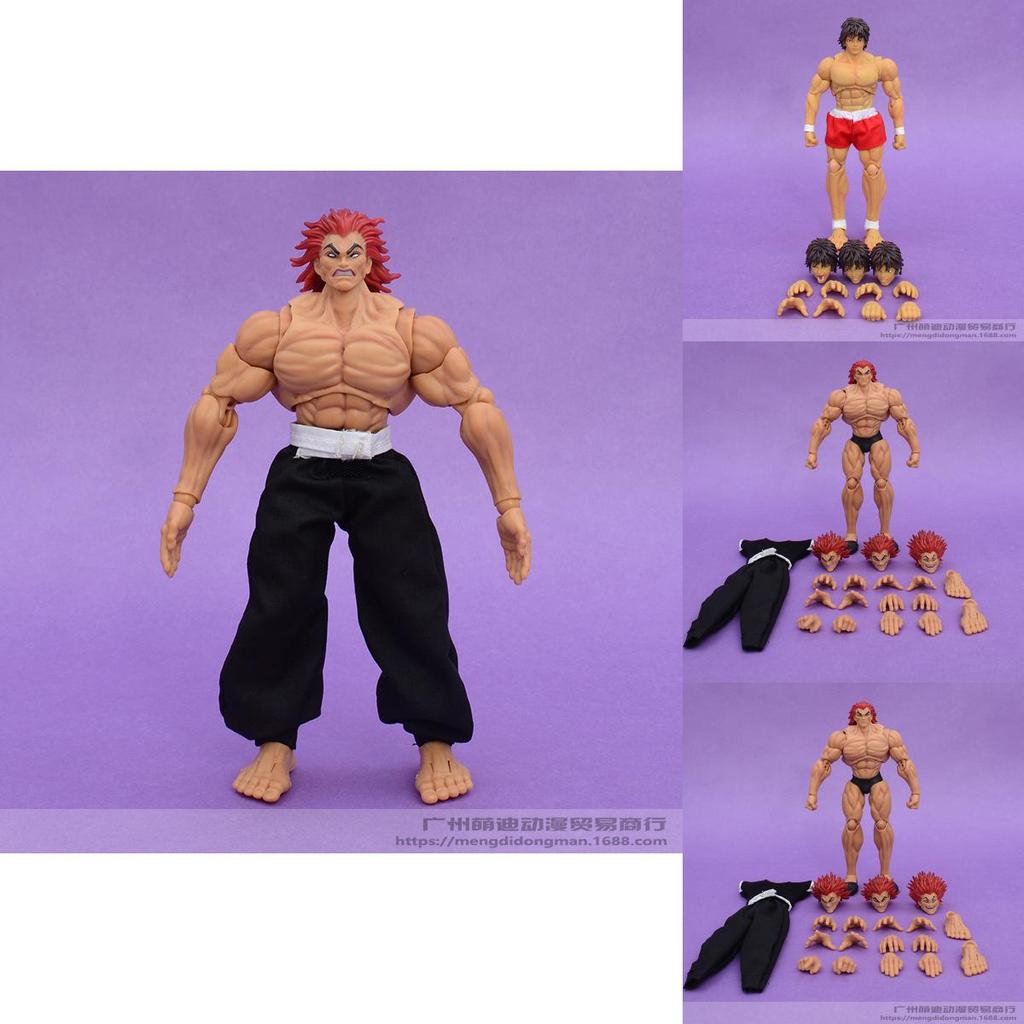 Hanma Baki Pvc Action Figure With Articulated Joints For Collectors And Action Enthusiasts