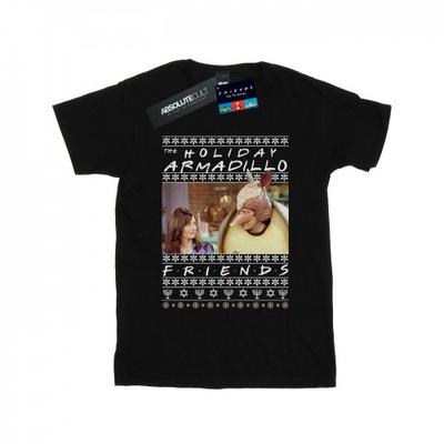 Womens/Ladies Fair Isle Holiday Armadillo Cotton Boyfriend T-Shirt
