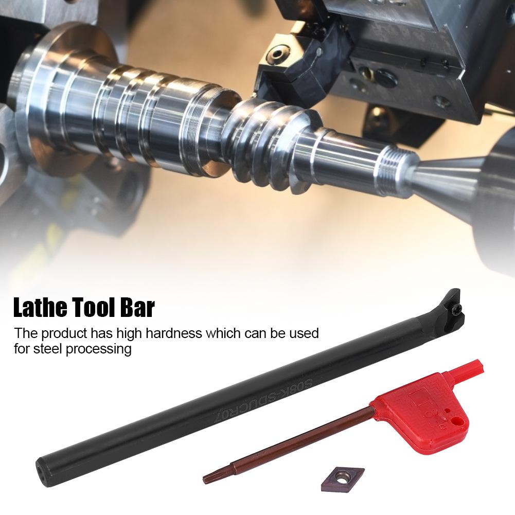 S08KSDUCR07 CNC Lathe Tool Bar DCMT0702 Insert Blade Stainless Steel for Semi Finishing