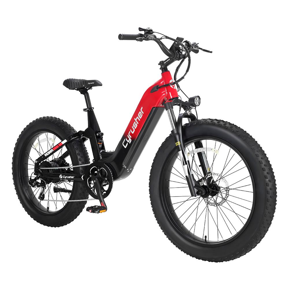 Cyrusher Roam Step-Through eBike – 250W Motor, 52V 15.6Ah Accu