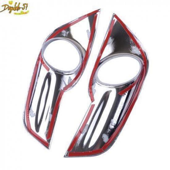 2x Fog Lamp Cover Trim Light Fit For Nissan Teana Altima 2013 -2015 Molding
