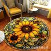 Circular Carpet Living Room Carpet Dirt Resistant Coffee Table Mat Anti Slip Hanging Basket Chair Mat