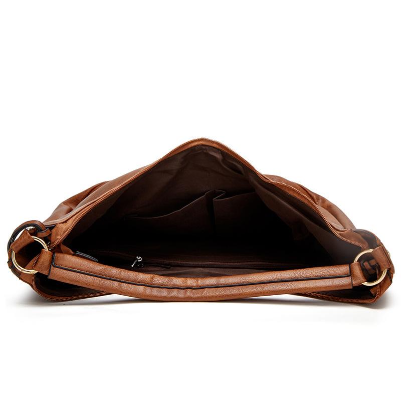 Bag women's bag new European and American trend retro tote bag shoulder bag large capacity mother and child bag