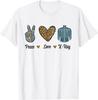 Peace Love X-Ray Radiology Tech Rad RTR Leopard Men Women T-Shirt