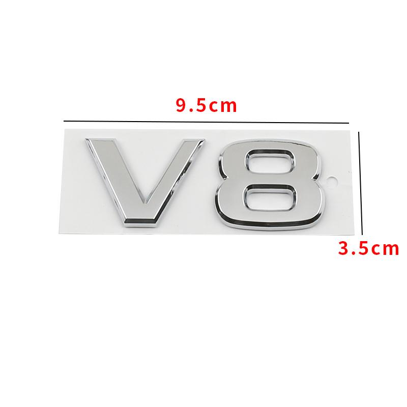 3D ABS PLATINUM VVEL DIG V8 Letters Logo Car Trunk Badge Emblem Decals Sticker For Nissan Patrol Y60 Y61 Y62 Armada Accessories
