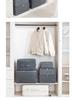 Foldable Dustproof Clothes Storage Box with Lid for Wardrobe
