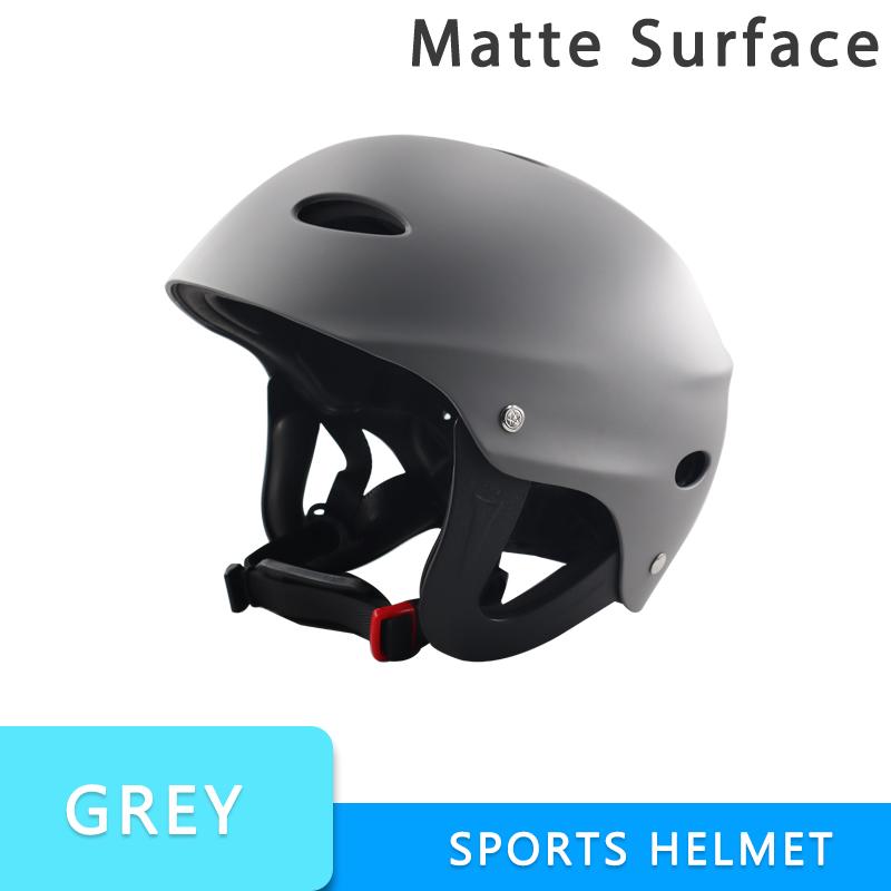 Water Sports Helmet ABS+EVA Half Shell for Kayak SUP Wakeboard Skateboard, Adjustable Vented