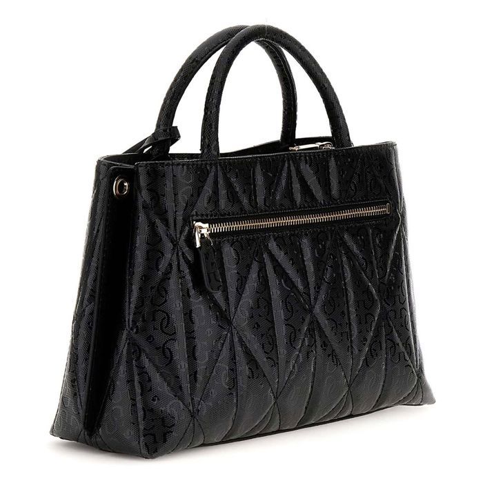 GUESS Sac à main noir pour femme - Aldina Girlfriend Satchel 314512