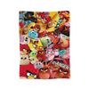 Angrys-birds Shooting Game  Blanket Soft Coral Fleece Plush Healing Gifts  Throw Blanket Rug Piece