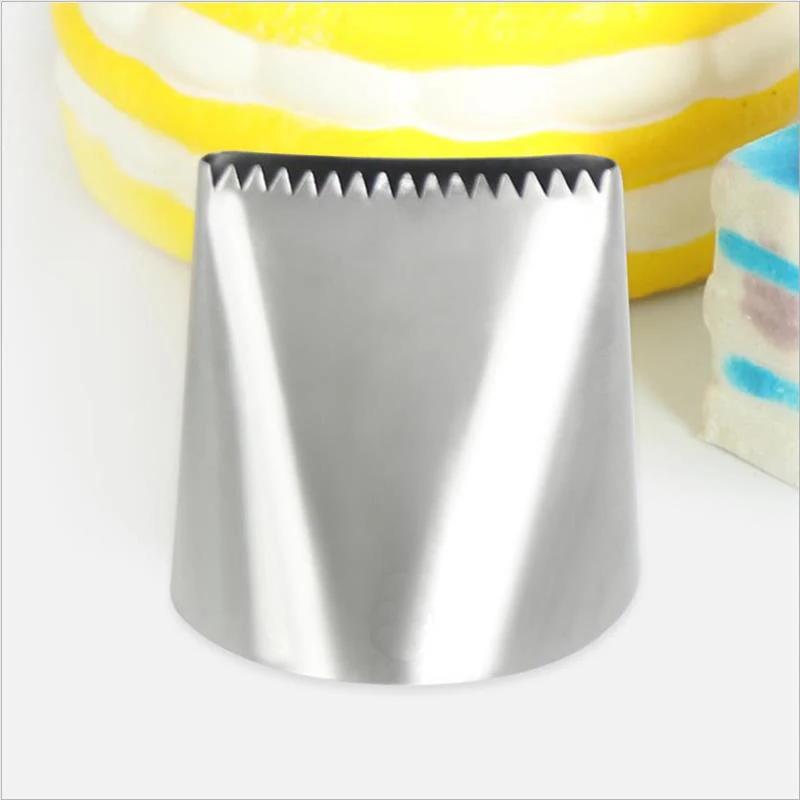 Hot Oversized DIY Cake Making Cream Cupcake Stainless Steel Tools Mouth Flower Lcing Piping Nozzles Kitchen Pastry Decor Baking