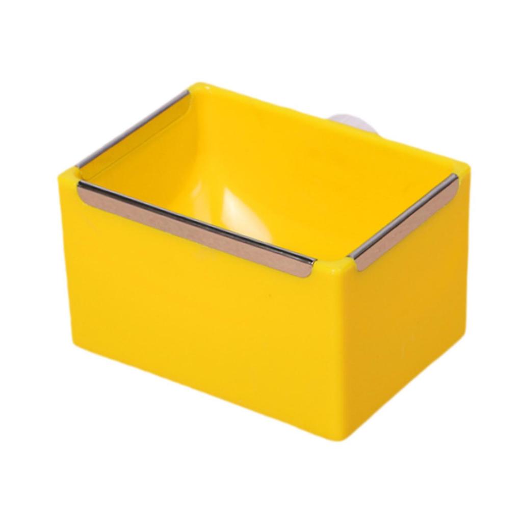 Plastic Hamster Bowl Double Function Food and Water Feeding Dish for Guinea Pig Rabbit Small Pets