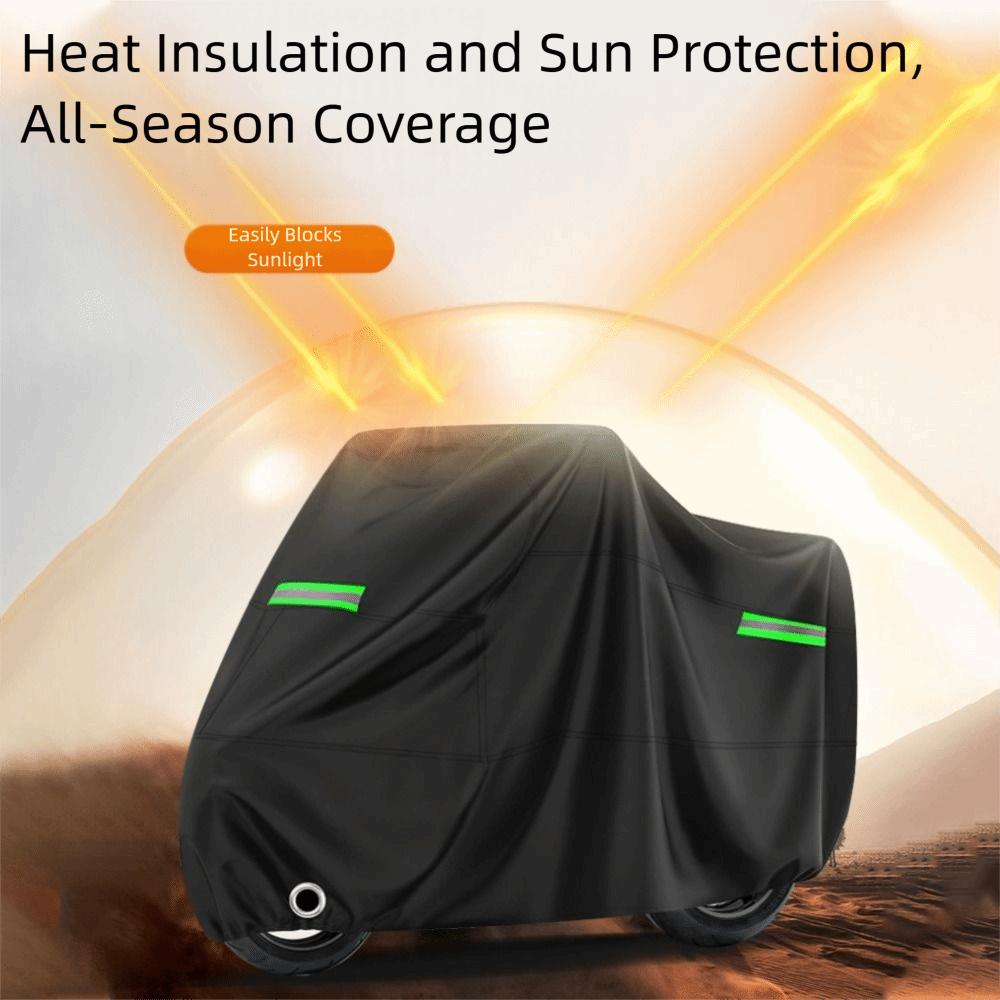 Practical Motorcycle Cover Waterproof Electric Vehicle Raincoat  All Weather Protection