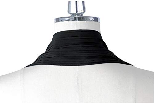 Footmark Dining Apron, Table with Pleats, Black, 403081