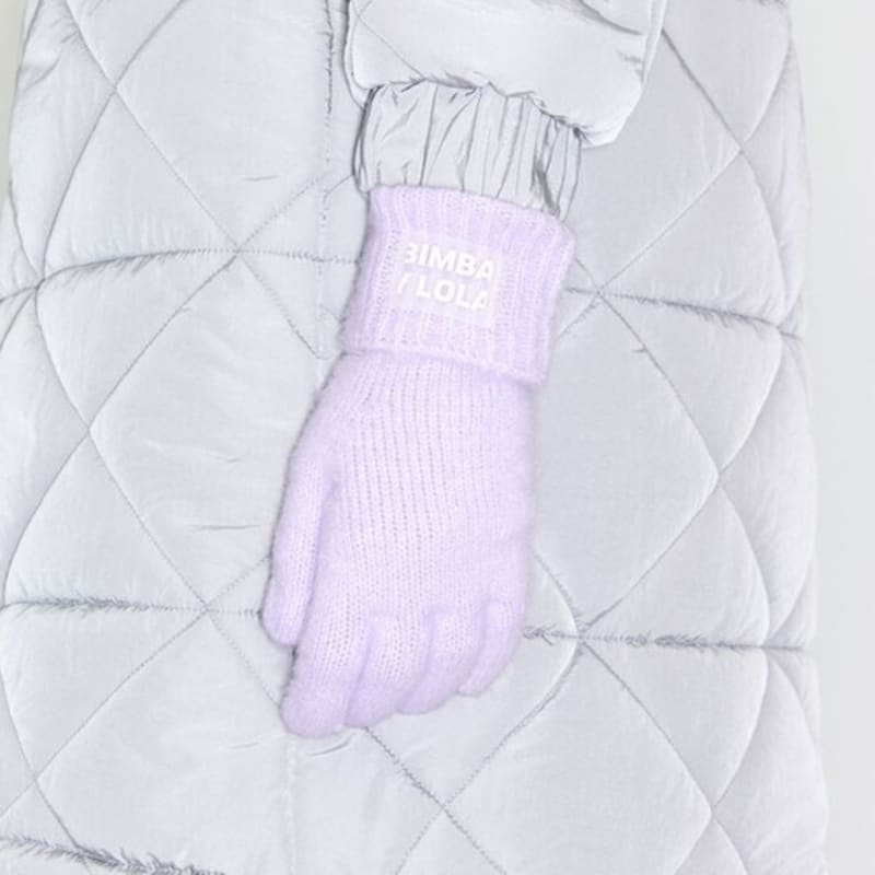 BIMBA Y LOLA [23FW] BIMBA Y LOLA Lilac Knit Gloves B236AIG021VOB