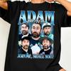 Adam The Woo ATW Vintage T-Shirt, Retro 90er Jahre Style Grafik-T-Shirt mit dem beliebten YouTuber Adam The Woo, Lässiges Shirt für Fans und Sammler