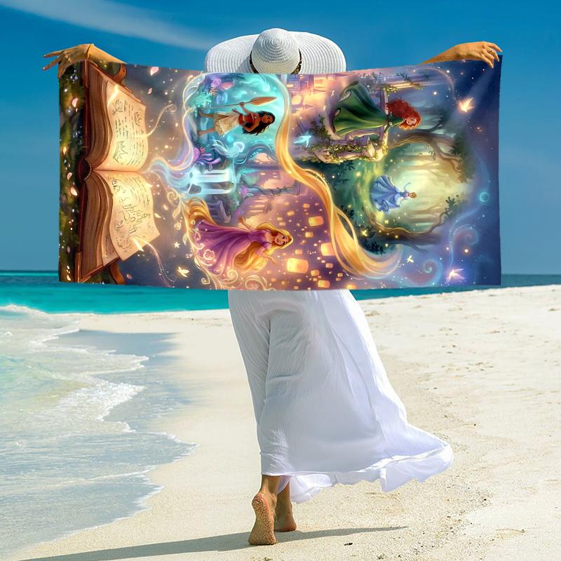 Magical Tales Towel Large Quick-Drying Microfiber soft S-Square Pants-s Beach Towel for Travel Fitness Bathing Camping. 0730s143