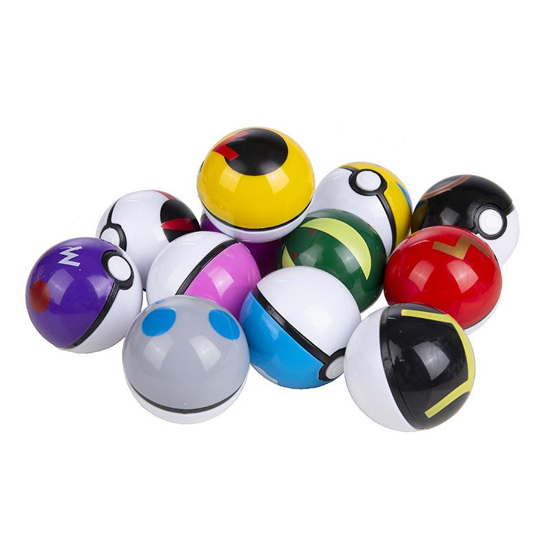 12PCS Set Pokemon Pikachu Pokeball Action Figure Game Poke Ball Model Anime Figure Dolls Children Birthday Gift Toys