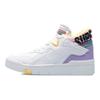 Li Ning Superwave Mid Baskets Montantes Décontractées Baskets pour Femmes Blanc Violet AGCQ238-3
