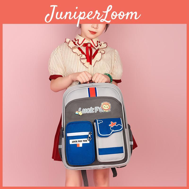 Adorable Multicolor Casual Backpack For Boys And Girls With Large Capacity For School Use