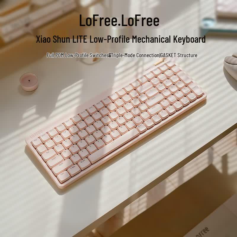 LOFREE OE922 100-Tasten Low-Profile Mechanische Tastatur