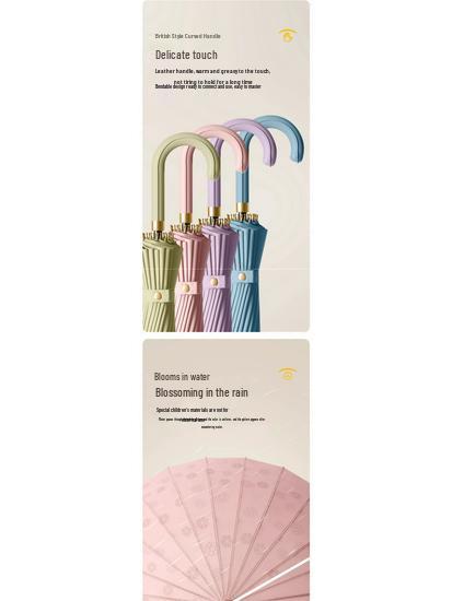 Extra-Großer Winddichter Automatischer Schirm mit 24 Rippen und Wasseraktiviertem Blühendem Design