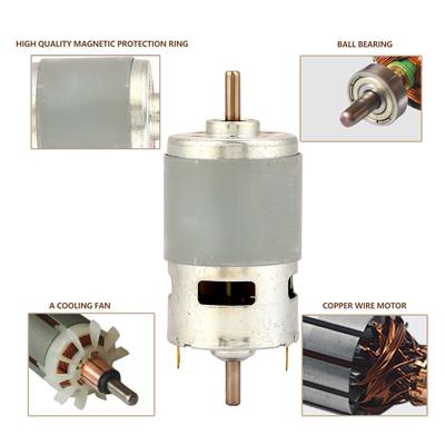 775 Motor 50W High Power Large   Double Shaft   Motor (12V4500RPM with Bracket)