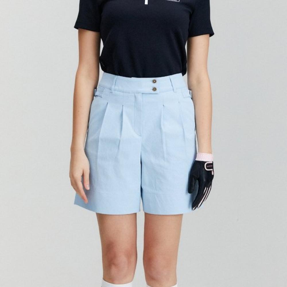 ONOFF Women S Cotton Blend Wide Fit ShortS Of5703la Blue