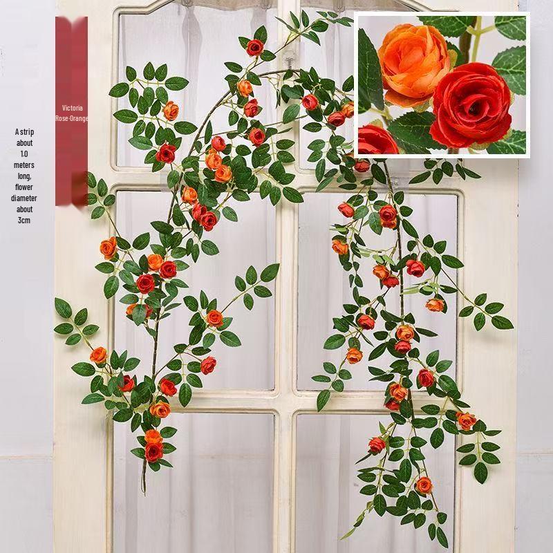 Simulierte Rosenblumenranke zur Wanddekoration & Landschaftsgestaltung