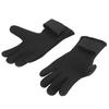 1 Pair Black Diving Gloves Scratch Proof Abrasion Resistant Neoprene Underwater Swimming Gloves for Snorkeling Fishing