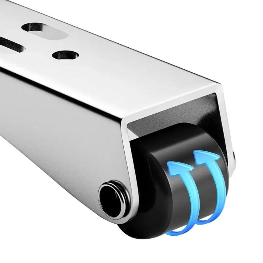 Mühelos rechtwinklige Richtungsrollen Leise Möbelrollen Schiebetor