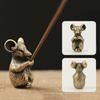 Holder Chinese SHENGXIAO Animal Figurine Ornaments (Pure Brass, Single Hole in 0.2cm)