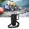 Water Bottle Bag Anti Slip Portable Double Layers Water Bottle Holder with Handle Fit for Stanley 40 Oz Insulated Tumblers Black